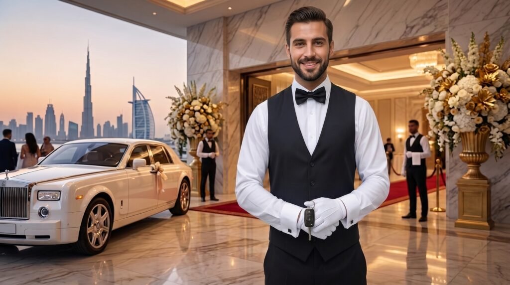 Elegant Wedding Valet Parking Dubai
